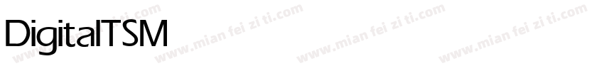 DigitalTS Medium字体转换